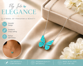 Turquoise Butterfly Elegance Necklace