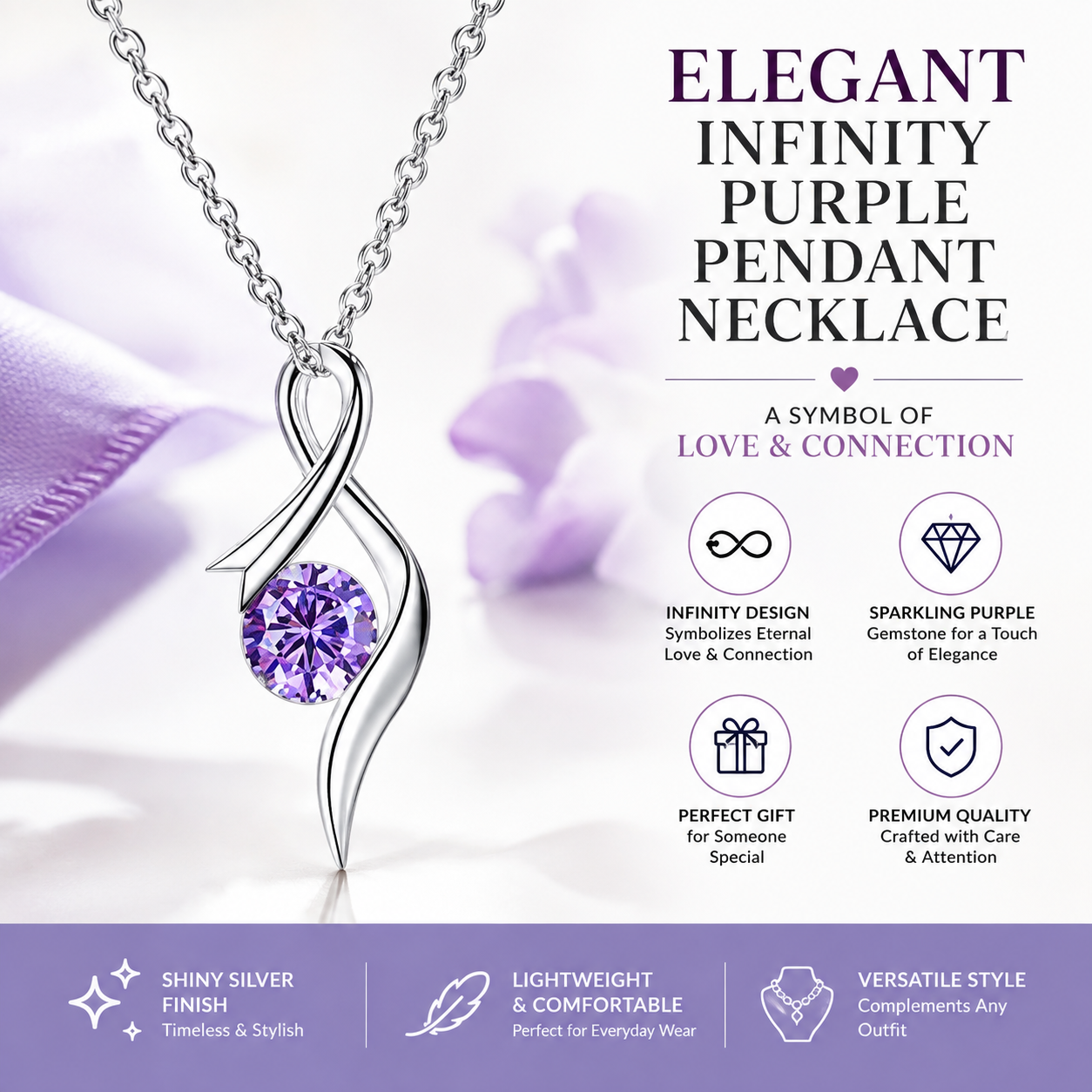 Curve Pendant Necklace