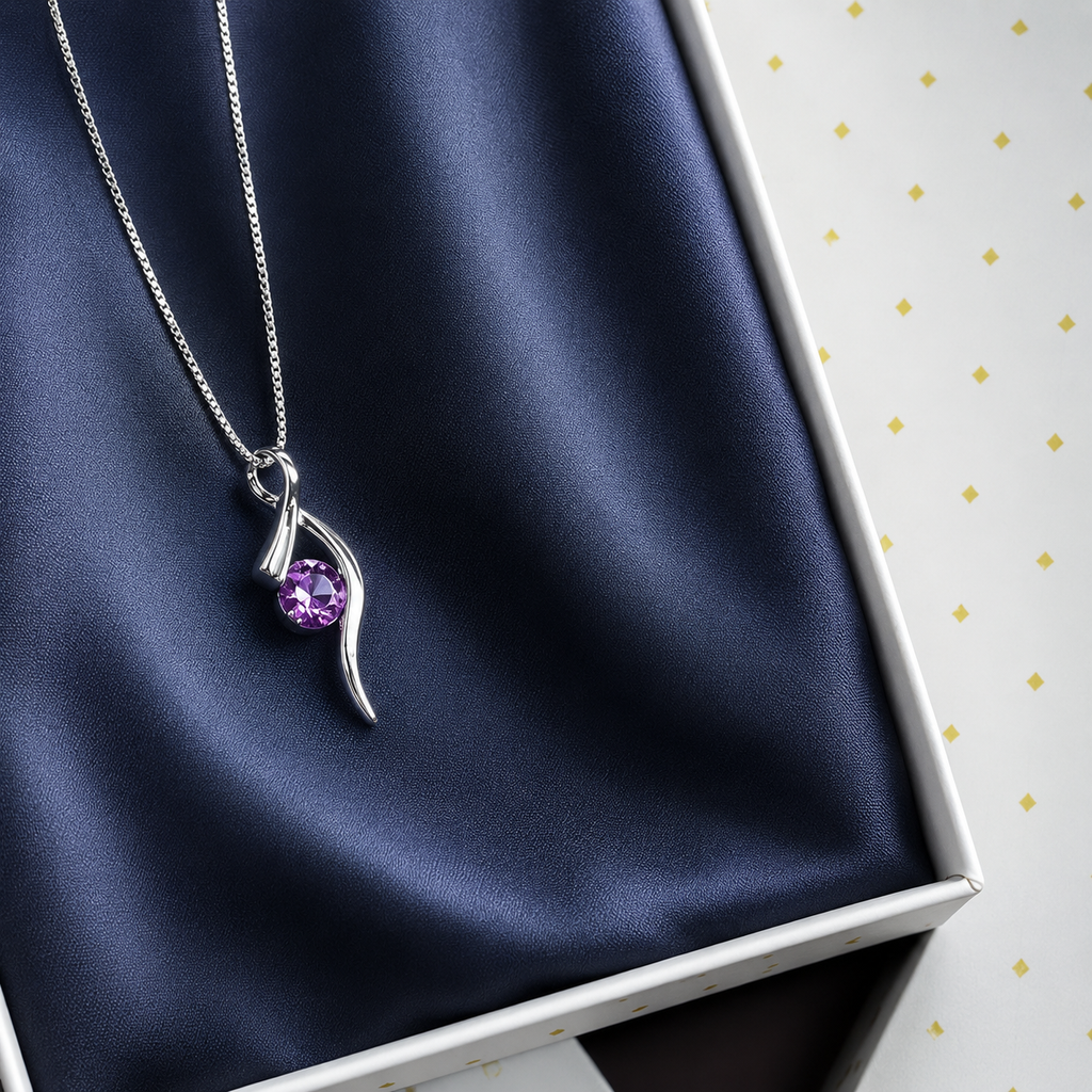 Curve Pendant Necklace