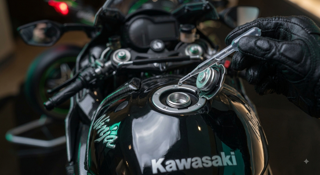 1:9 Scale Kawasaki Ninja H2R Diecast Model Motorcycle – Interactive Sound, Smoke & Working Key.