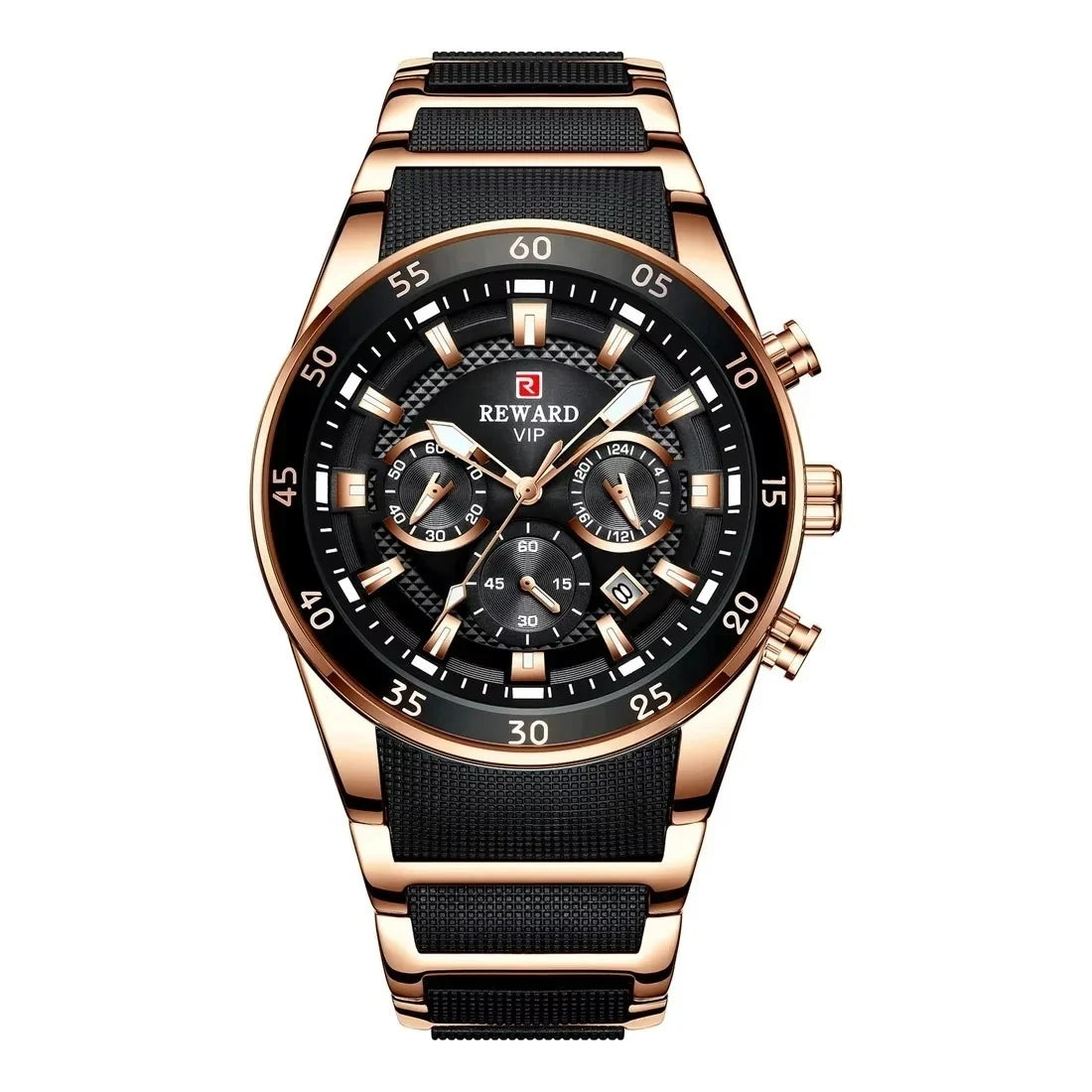 REWARD Gold VIP Sports Chronograph Luxury Watch for Men